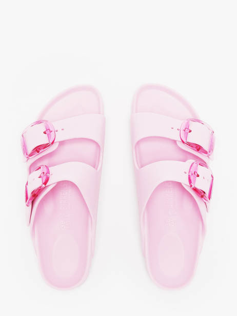 Mules Arizona Big Buckle Birkenstock Rose accessoires 1029642 vue secondaire 3