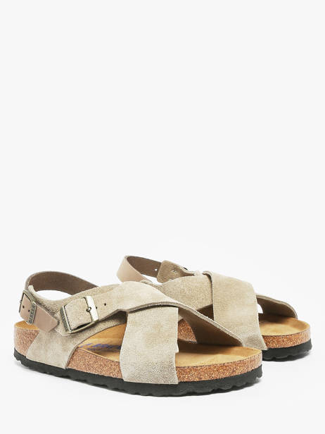 Sandals Tulum In Leather Birkenstock Beige accessoires 1029834 other view 1