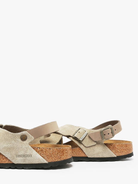 Sandals Tulum In Leather Birkenstock Beige accessoires 1029834 other view 2