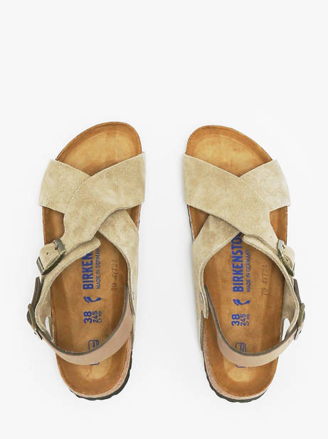 Sandals Tulum In Leather Birkenstock Beige accessoires 1029834 other view 3