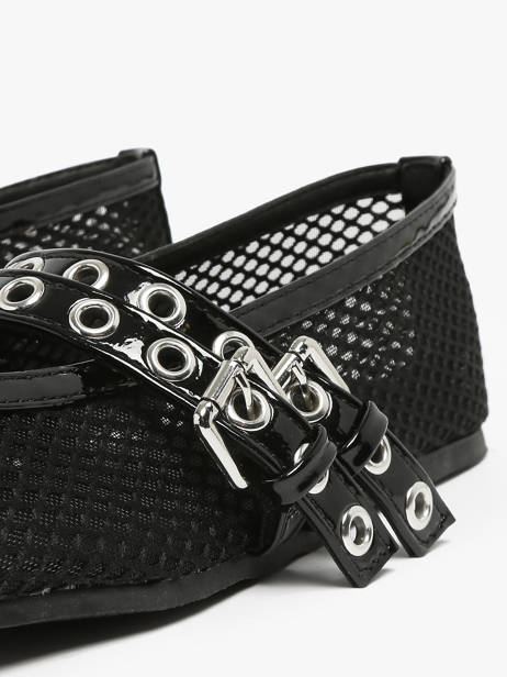 Ballerinas Colors of california Black accessoires CPATTY07 other view 3