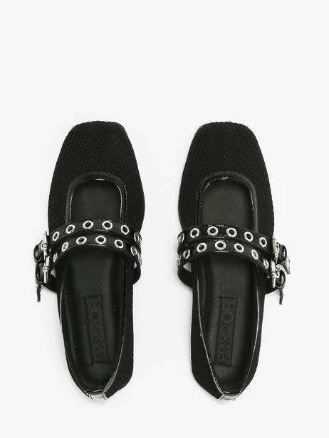 Ballerinas Colors of california Black accessoires CPATTY07 other view 4