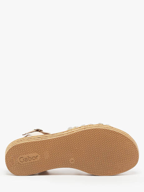 Sandales Gabor Argent accessoires 82 vue secondaire 4