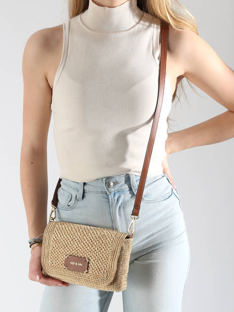 Shoulder Bag Raphia Raphia Nat et nin Beige raphia RA other view 1
