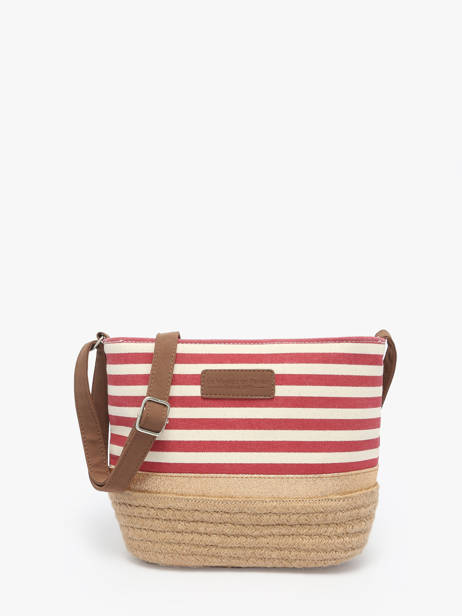 Shoulder Bag Mariniere Le voyage en panier Red mariniere PM796