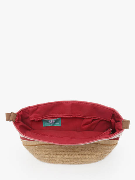 Shoulder Bag Mariniere Le voyage en panier Red mariniere PM796 other view 3