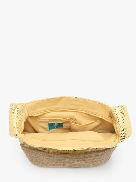 Shopper Guimauve Le voyage en panier Yellow guimauve PM750 other view 3
