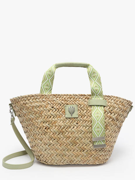 Shopping Bag Estival Straw Le voyage en panier Green estival PM848