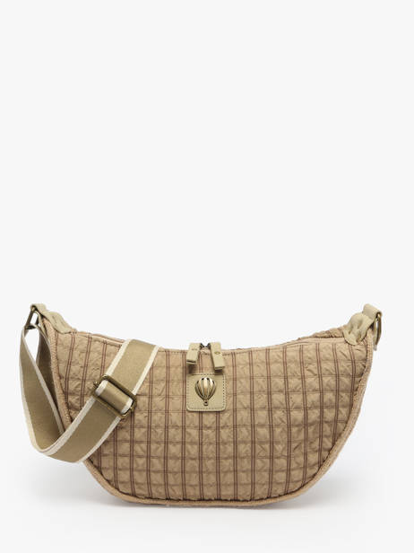 Shoulder Bag Gaufrette Le voyage en panier Beige gaufrette PM882