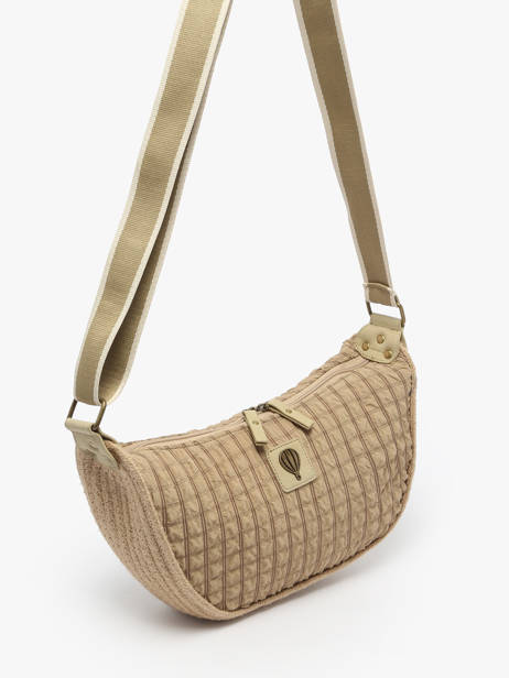Shoulder Bag Gaufrette Le voyage en panier Beige gaufrette PM882 other view 2
