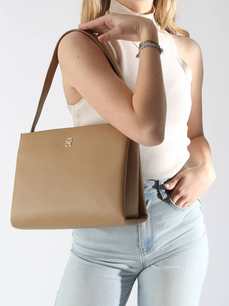 Shoulder Bag Th Legacy Recycled Polyester Tommy hilfiger Brown th legacy AW17173 other view 1
