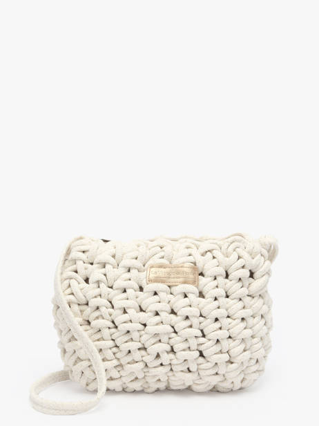Shoulder Bag Crochet Le voyage en panier White crochet PM854