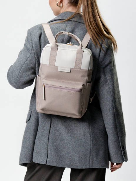 1 Compartment Backpack Kapten and son Violet backpack S other view 1