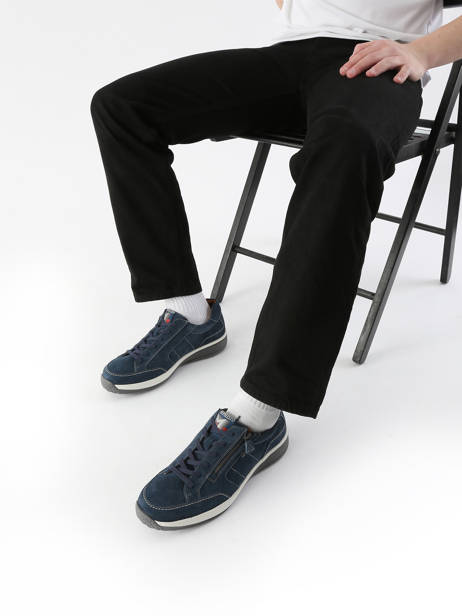 Sneakers Sacco In Leather Mephisto Multicolor men P5147109 other view 1
