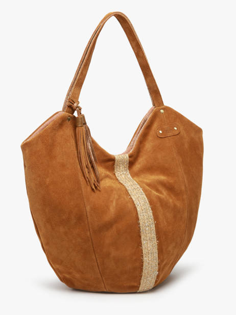 Shoulder Bag Vintage Leather Mila louise Brown vintage 23034V4 other view 1