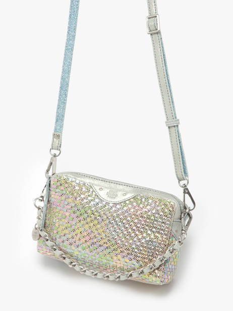 Shoulder Bag Vintage Leather Mila louise Silver vintage 2367XSWX other view 2
