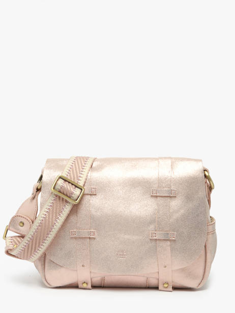 Shoulder Bag Vintage Leather Mila louise Pink vintage 30172X
