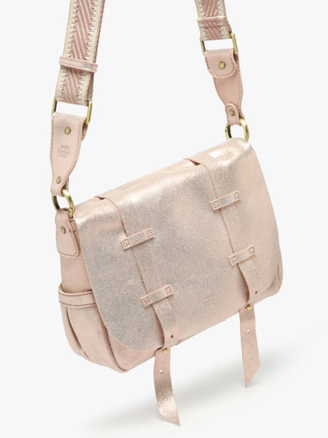 Shoulder Bag Vintage Leather Mila louise Pink vintage 30172X other view 2