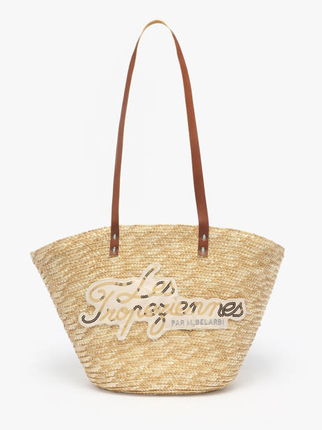 Shoulder Bag Milos Straw Les tropeziennes Beige milos TZ01