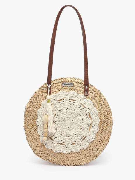 Shoulder Bag Bora Straw Les tropeziennes Beige bora TZ02