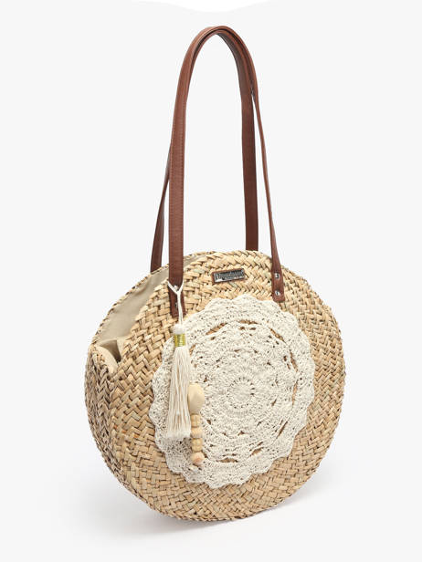 Shoulder Bag Bora Straw Les tropeziennes Beige bora TZ02 other view 2