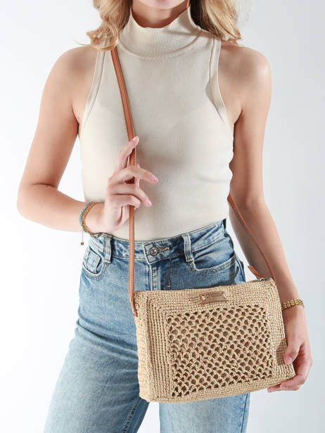 Shoulder Bag L'atelier Du Crochet Raphia Le voyage en panier White l'atelier du crochet AM810 other view 1