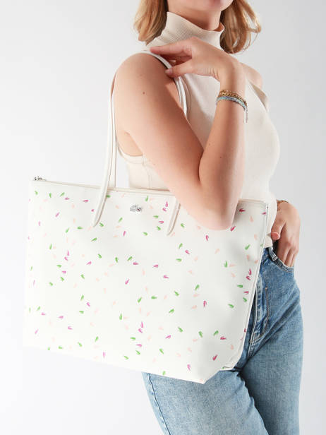 Shoulder Bag L12.12 Season Lacoste White l12.12 season NF4937SJ other view 1