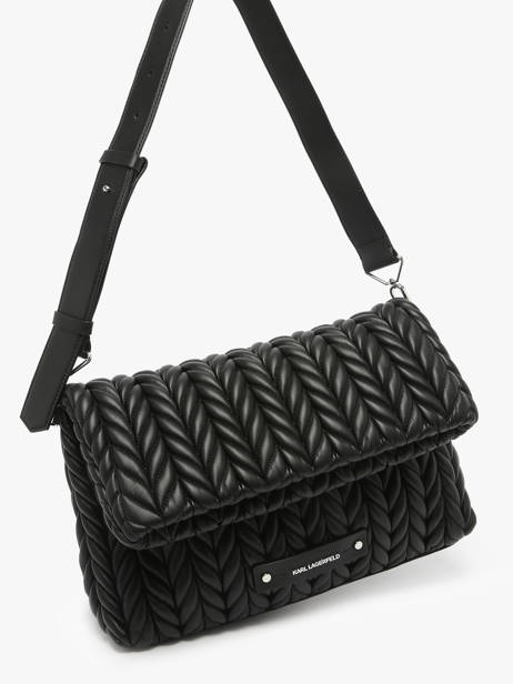 Sac Porté épaule K Kushion Polyurethane Karl lagerfeld Noir k kushion A2W30151 vue secondaire 2