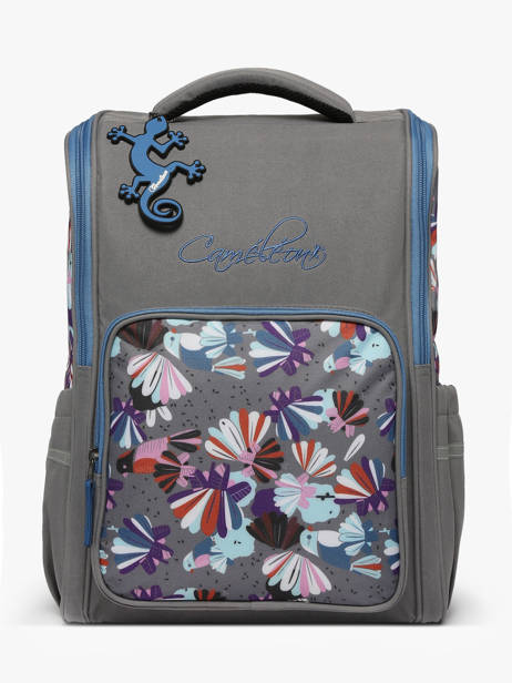1 Compartment Backpack Cameleon Gray actual PBBASC40