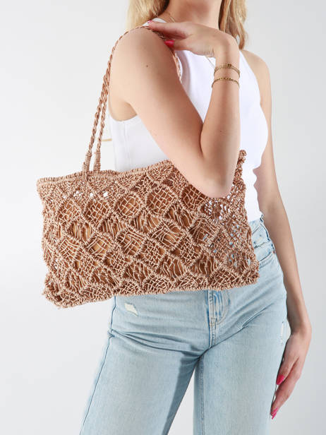 Shoulder Bag Natural Biba Beige natural MSN2B other view 1
