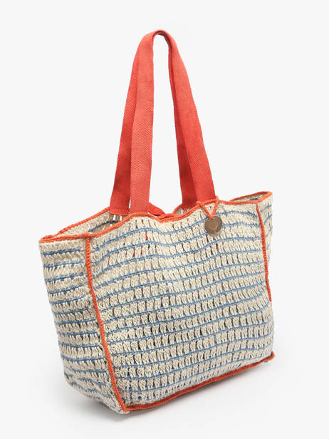 Shoulder Bag Over The Rainbow Cotton Le voyage en panier Blue over the rainbow PM870 other view 2