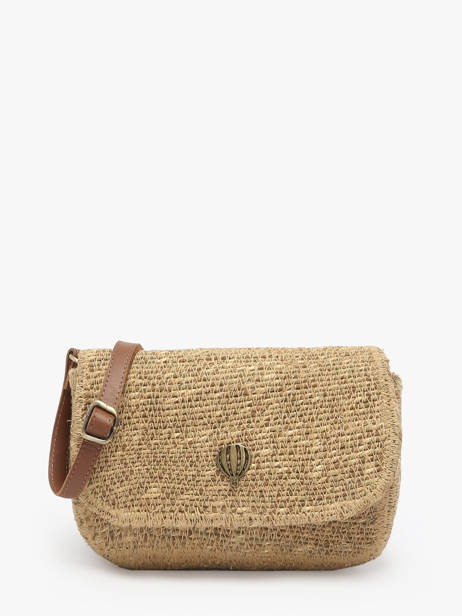Shoulder Bag Estival Straw Le voyage en panier Beige estival PM894