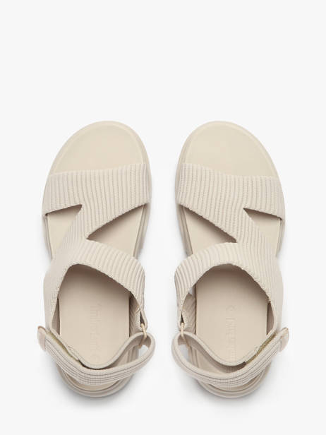 Sandales Greyfield Timberland Blanc accessoires 2QKNEAC1 vue secondaire 3