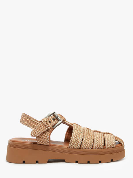 Sandals Shea In Leather Nuyou Beige accessoires 37120