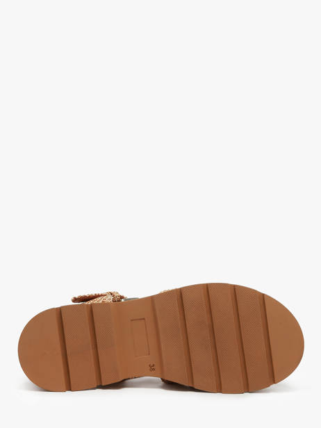 Sandals Shea In Leather Nuyou Beige accessoires 37120 other view 4