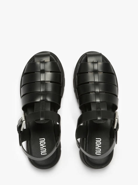 Sandals Tate In Leather Nuyou Black accessoires 37125 other view 3