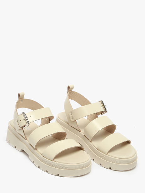 Sandals Dalia In Leather Nuyou Beige accessoires 37103 other view 1