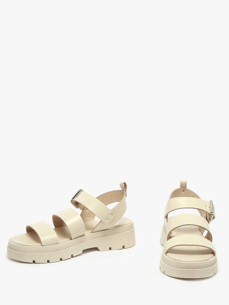 Sandals Dalia In Leather Nuyou Beige accessoires 37103 other view 2