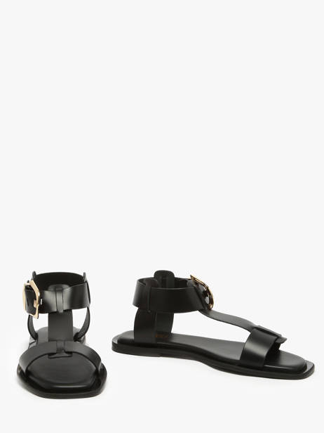 Sandals Daphne In Leather Nuyou Black accessoires 11013 other view 2