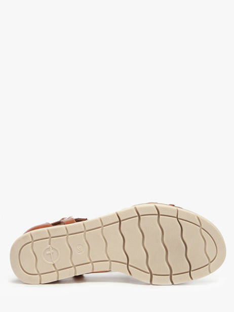 Sandales En Cuir Tamaris Marron accessoires 44 vue secondaire 4