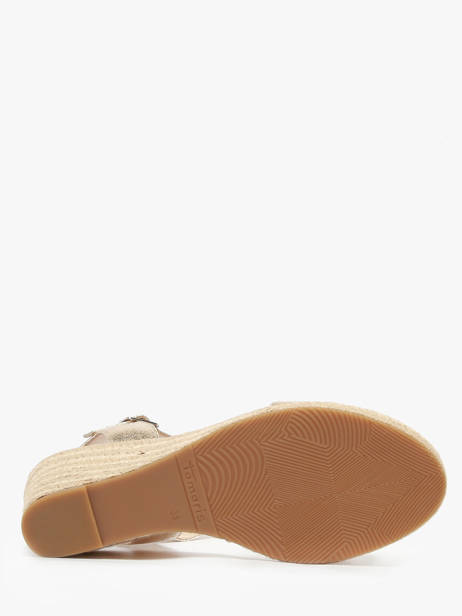 Sandales à Talon Tamaris Or accessoires 42 vue secondaire 4