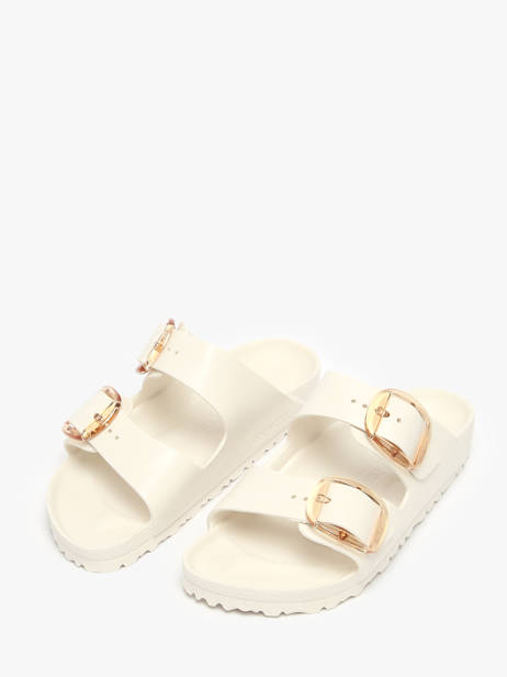 Mules Arizona Big Buckle Birkenstock Beige accessoires 1029651 vue secondaire 1