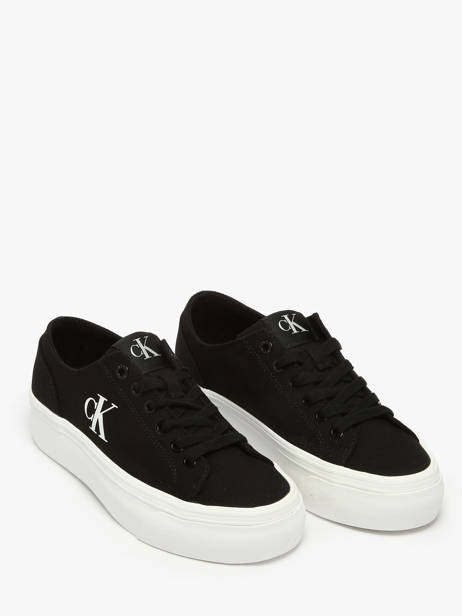 Sneakers Calvin klein jeans Noir accessoires 17630GM vue secondaire 2