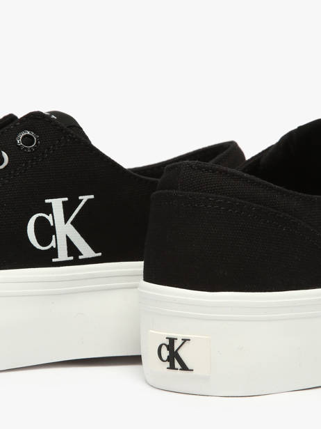 Sneakers Calvin klein jeans Noir accessoires 17630GM vue secondaire 3