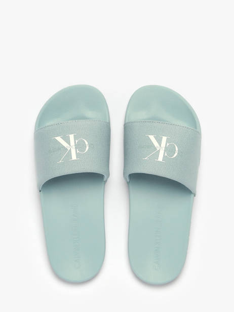Claquettes Calvin klein jeans Bleu accessoires 183501H