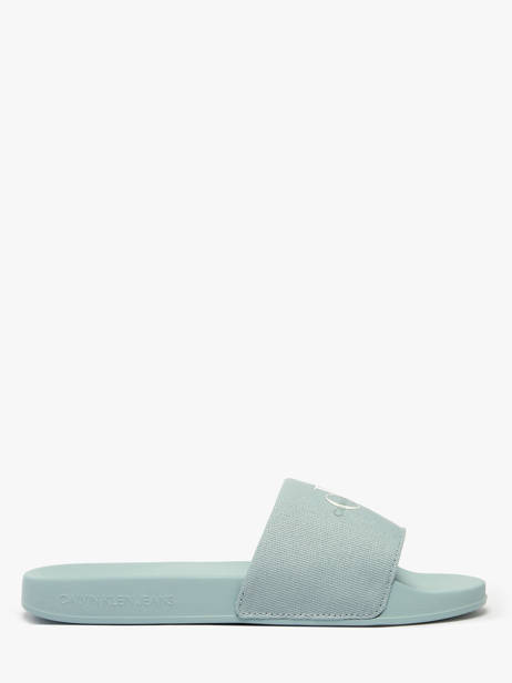 Claquettes Calvin klein jeans Bleu accessoires 183501H vue secondaire 1
