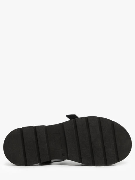 Sandals Teresa In Leather Nuyou Black accessoires 37121 other view 4