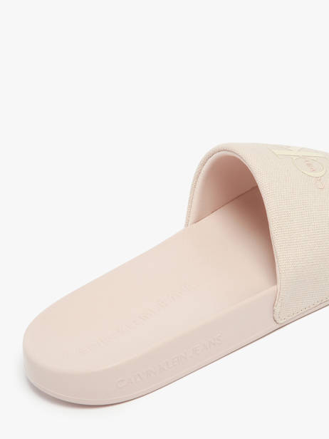 Claquettes Calvin klein jeans Rose accessoires 1835VIC vue secondaire 2