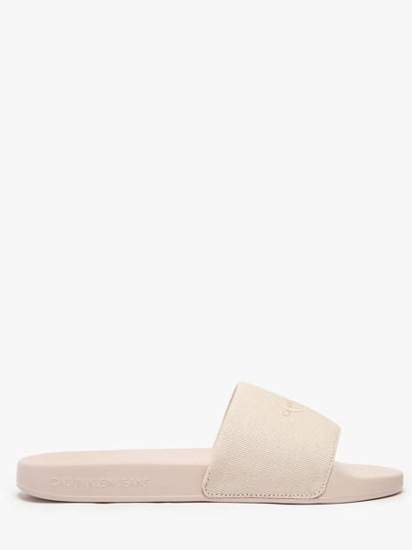 Claquettes Calvin klein jeans Rose accessoires 1835VIC vue secondaire 3