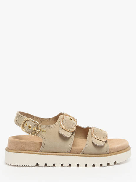 Sandales En Cuir Inuovo Beige accessoires D53026